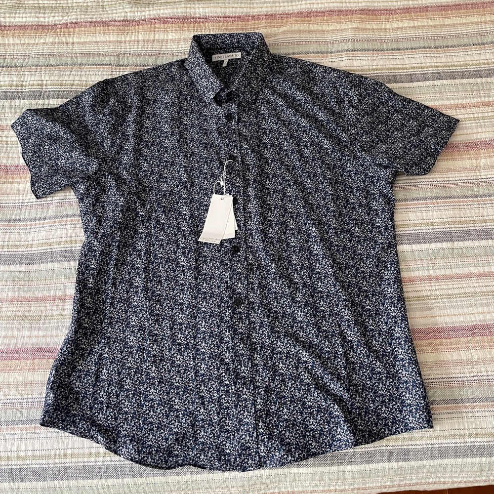 Mens Short Sleeve Vince Camuto Shirt sz L